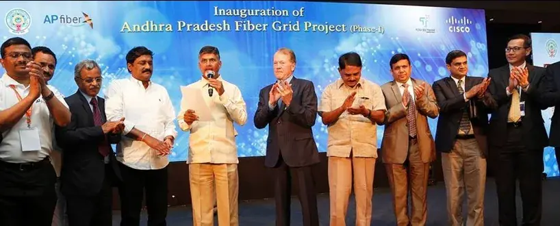 AP State FiberNet Launch — Govt. of Andhra Pradesh & Cisco